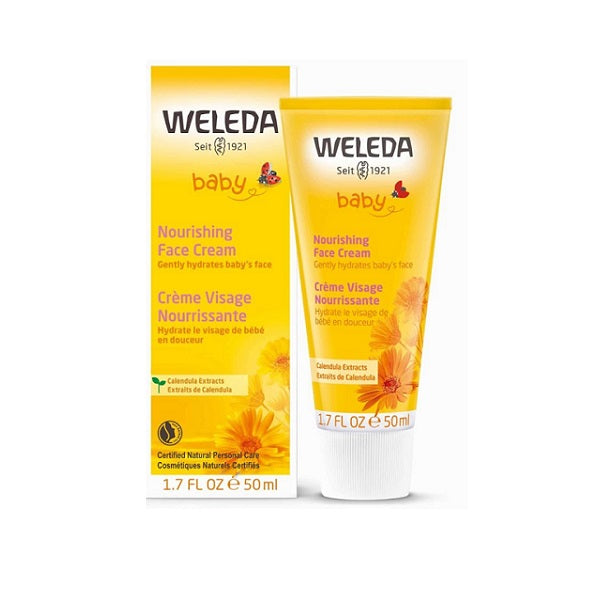 Crème Nourrissante Visage pour bébé au Calendula - WELEDA