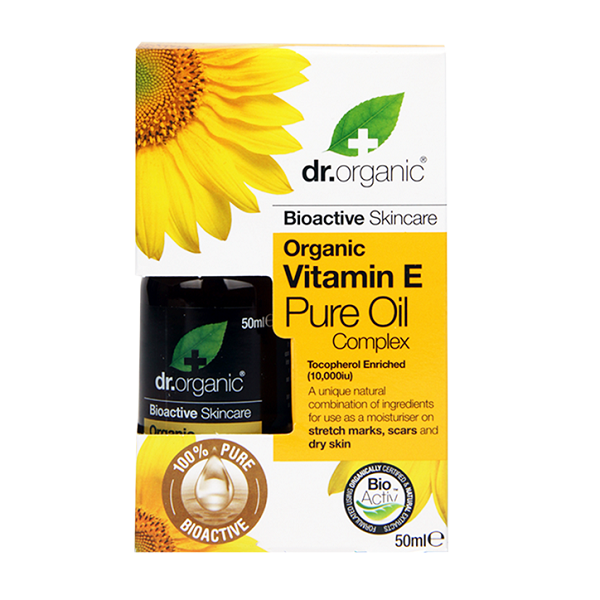 Huile pure Complexe à la vitamine E 50ml - Dr. Organic