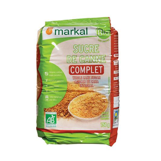 Sucre de canne complet - Markal 750g