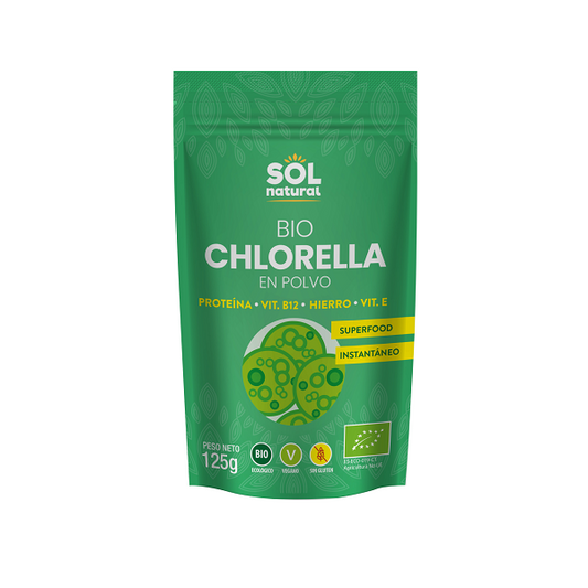 Chlorella en poudre bio 125g - SOL NATURAL بودرة كلوريلا