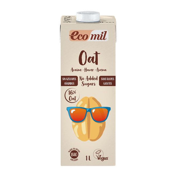 Boisson à l'Avoine sans sucre - Ecomil - oats