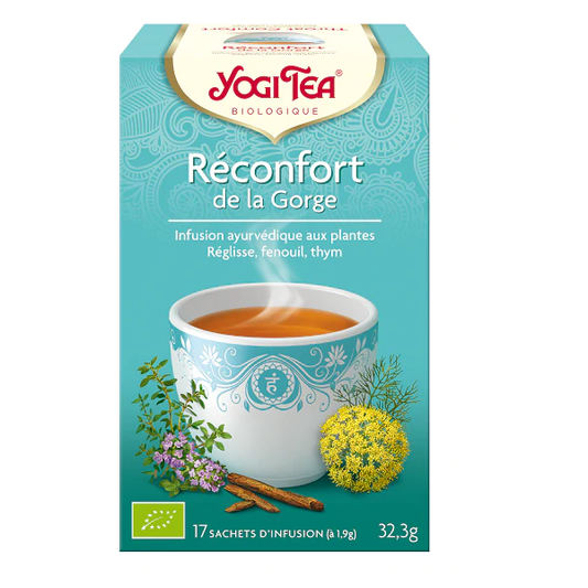 Infusion réconfort de la gorge - Bio - YOGI TEA