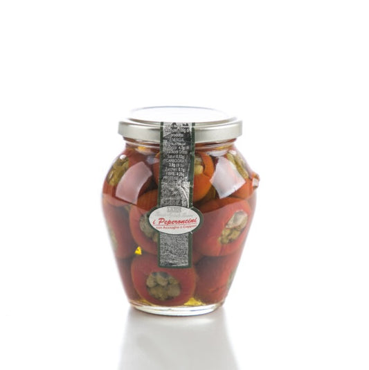 Piments aux anchois et aux câpres - iPeperoncini