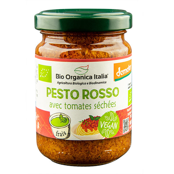 Pesto rouge aux tomates séchées VEGAN - Bio Organica Italia
