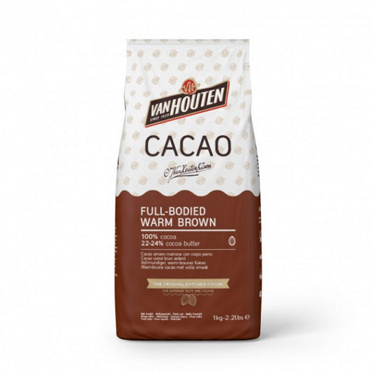 Cacao en poudre brun corsé Van Houten 1kg