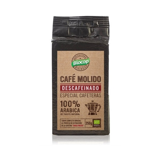 Café moulu bio 100% Arabica décaféiné  250g - Biocop