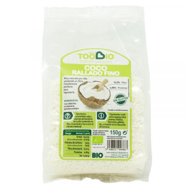 Noix de coco râpée fine - TOOBIO
