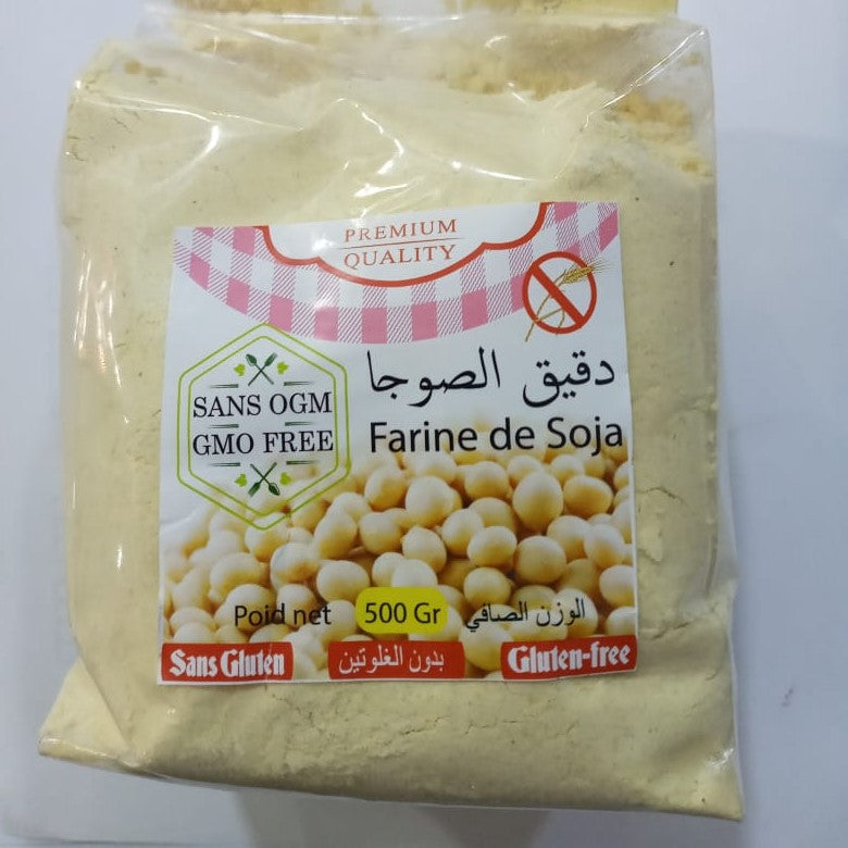Farine de soja sans gluten - دقيق الصويا خالي من الغلوتين
