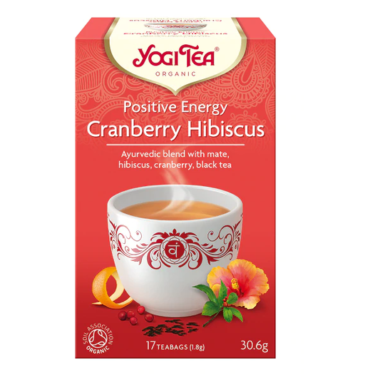 Infusion Énergie Positive Canneberge Hibiscus - YOGI TEA