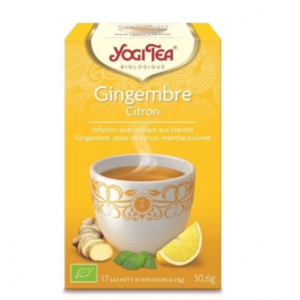 Infusion bio Gingembre Citron - YOGI TEA