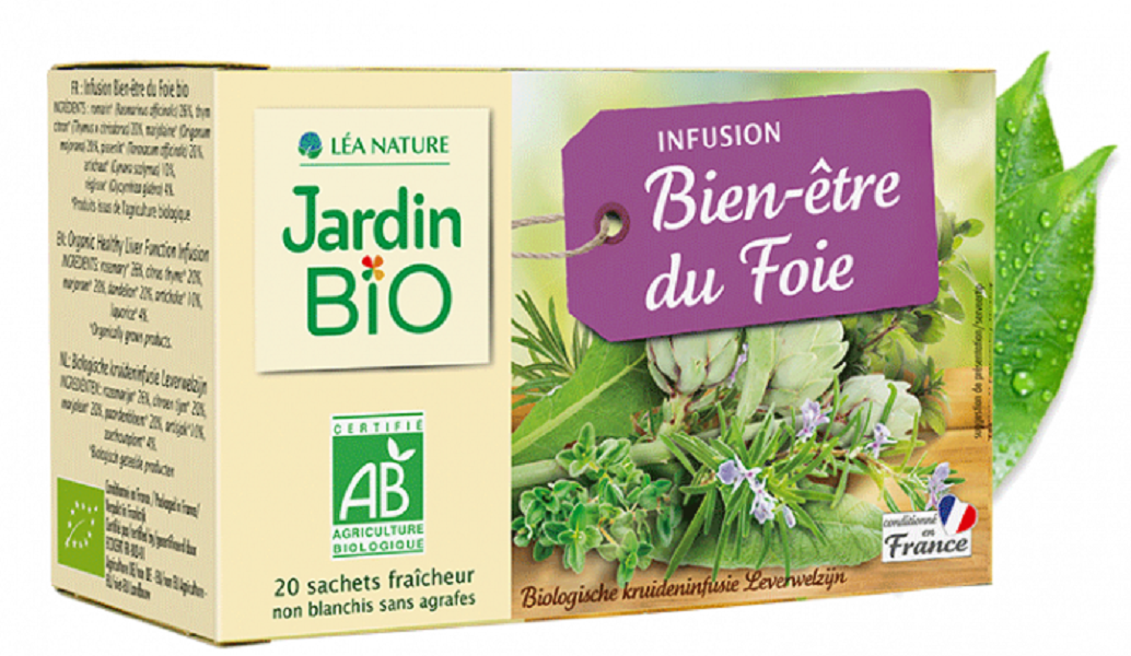 Jardin Bio Infusion Bien-Être du Foie 28G – Green Village Maroc