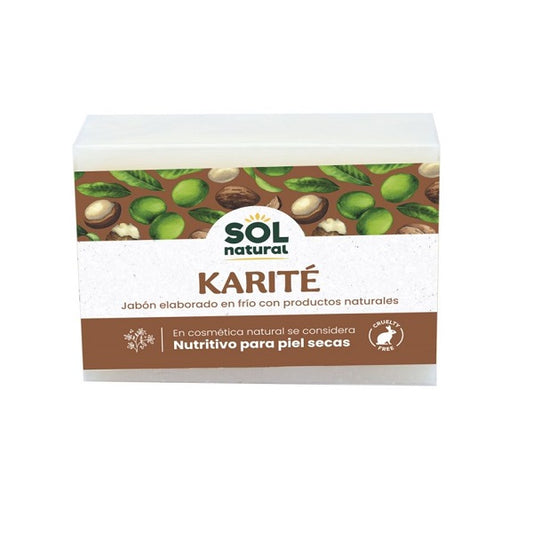Savon naturel au beurre de karité bio 100g - Sol Natural Maroc vente en ligne epicerie Fine 